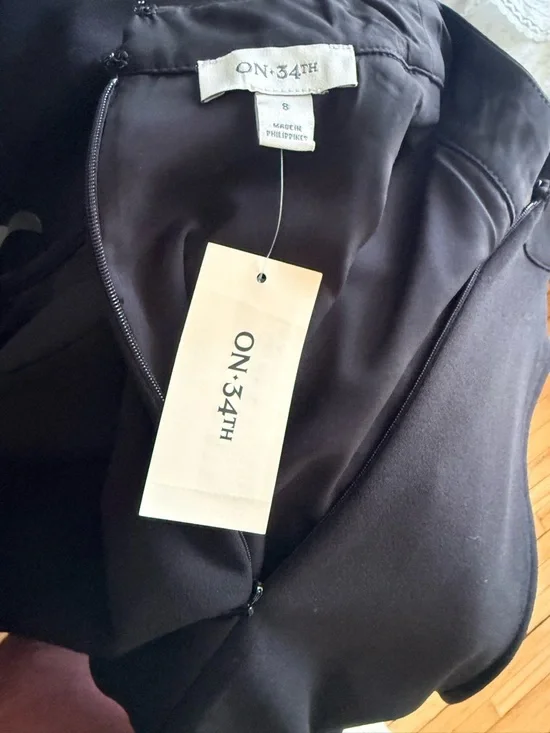 On 34th Sleeveless Black Sequin-Embellished Mini Dress - Picture 5 of 6